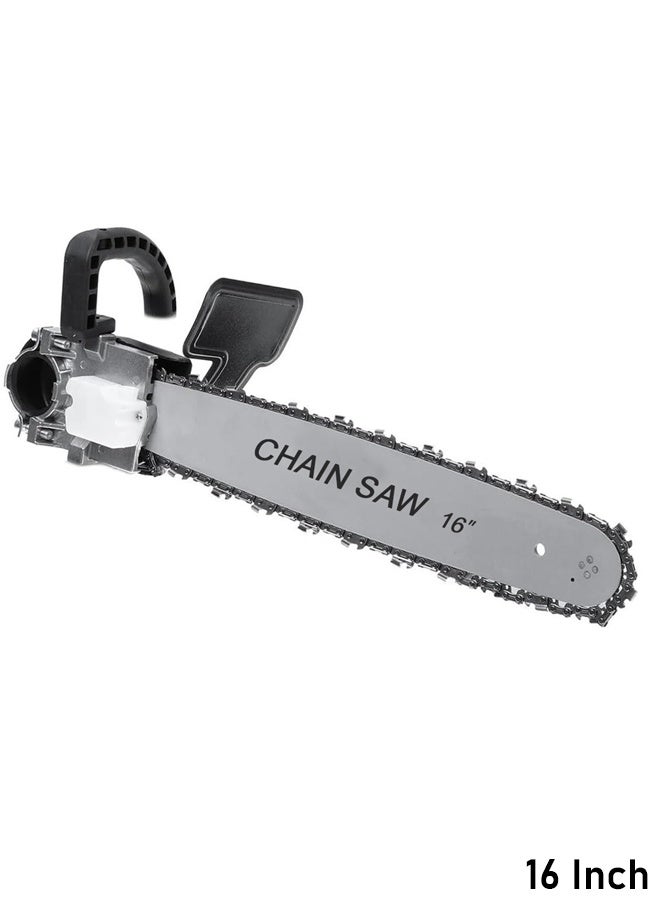 PROFESSIONAL 16" Electric Chainsaw Stand Attachment Kit, Angle Grinder Converter, Wood Cutting Chain Blade Bracket Set for DIY, Garden, Forestry & Tree Trimming - Image 1