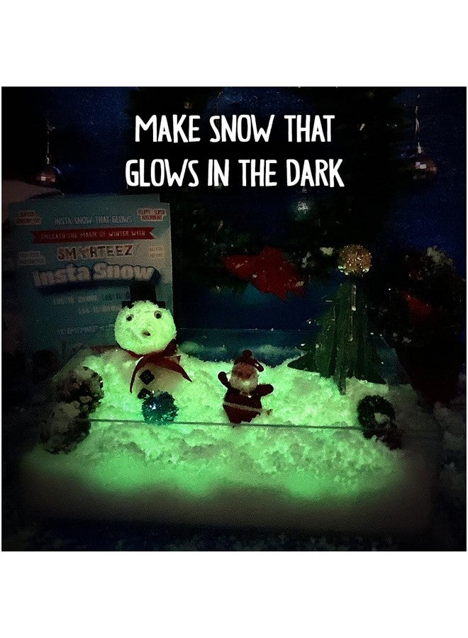 SMARTEEZ Insta Snow | DIY Artificial Snow Kit | Glow in The Dark Snow | Christmas Decoration | Snow Themed Birthday Decoration | Safe | Non Toxic | Kid Friendly - Image 2