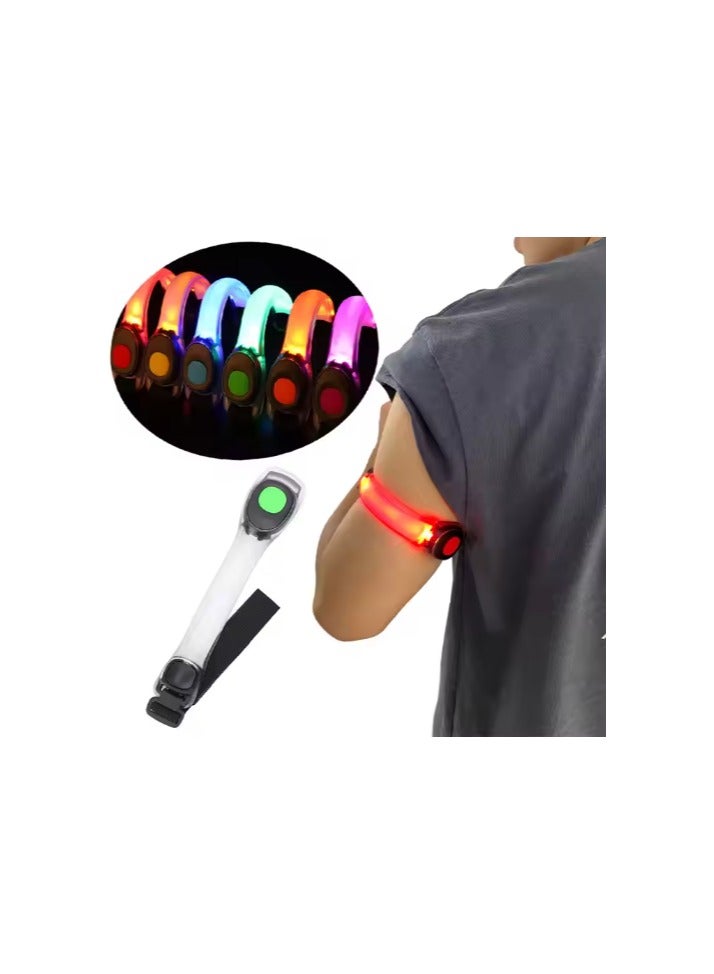 Generic Outdoor Sports Running Cycling Luminous Arm Strap Led Reflective, Safety Light Arm Strap Running Light, Suitable For Night Runners, Jogging, Walking Dogs Bracelet  - Image 3