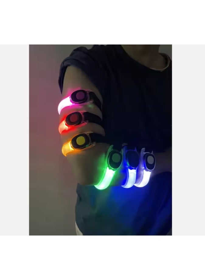 Generic Outdoor Sports Running Cycling Luminous Arm Strap Led Reflective, Safety Light Arm Strap Running Light, Suitable For Night Runners, Jogging, Walking Dogs Bracelet  - Image 4