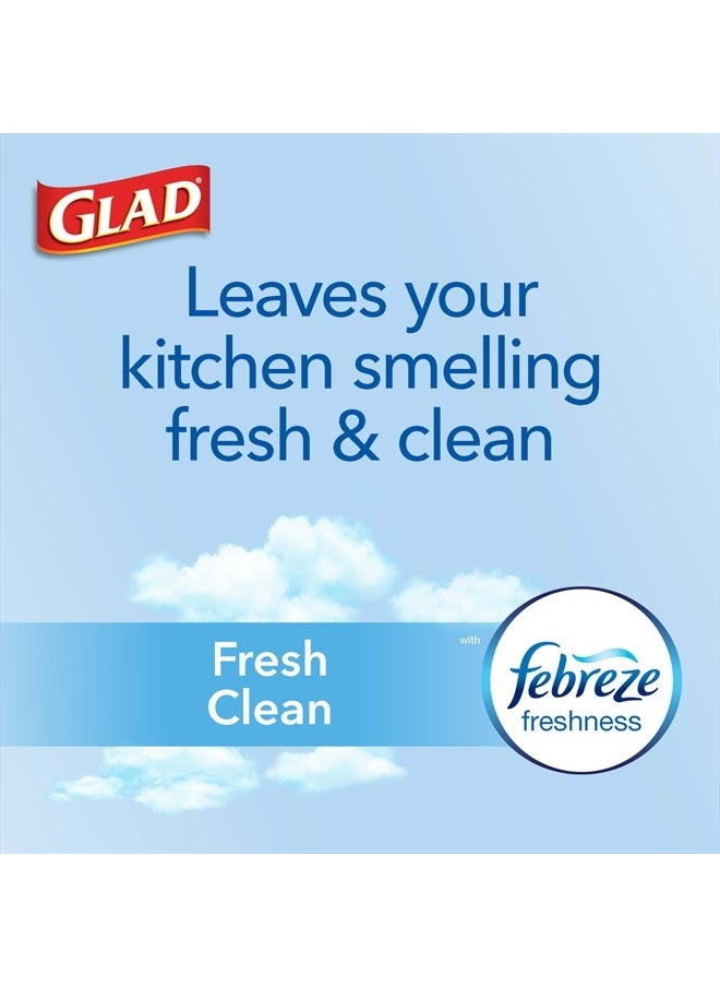 Trash Bags, ForceFlex Tall Kitchen Drawstring Garbage Bags‚ 13 Gallon Trash Bag, Fresh Clean scent with Febreze Freshness‚ 80 Count (Package May Vary) - pzsku/ZCF93BBA23D54B6D43DBAZ/45/_/1715498862/5bba2ef5-620a-40fa-8be0-c168b4568c8f