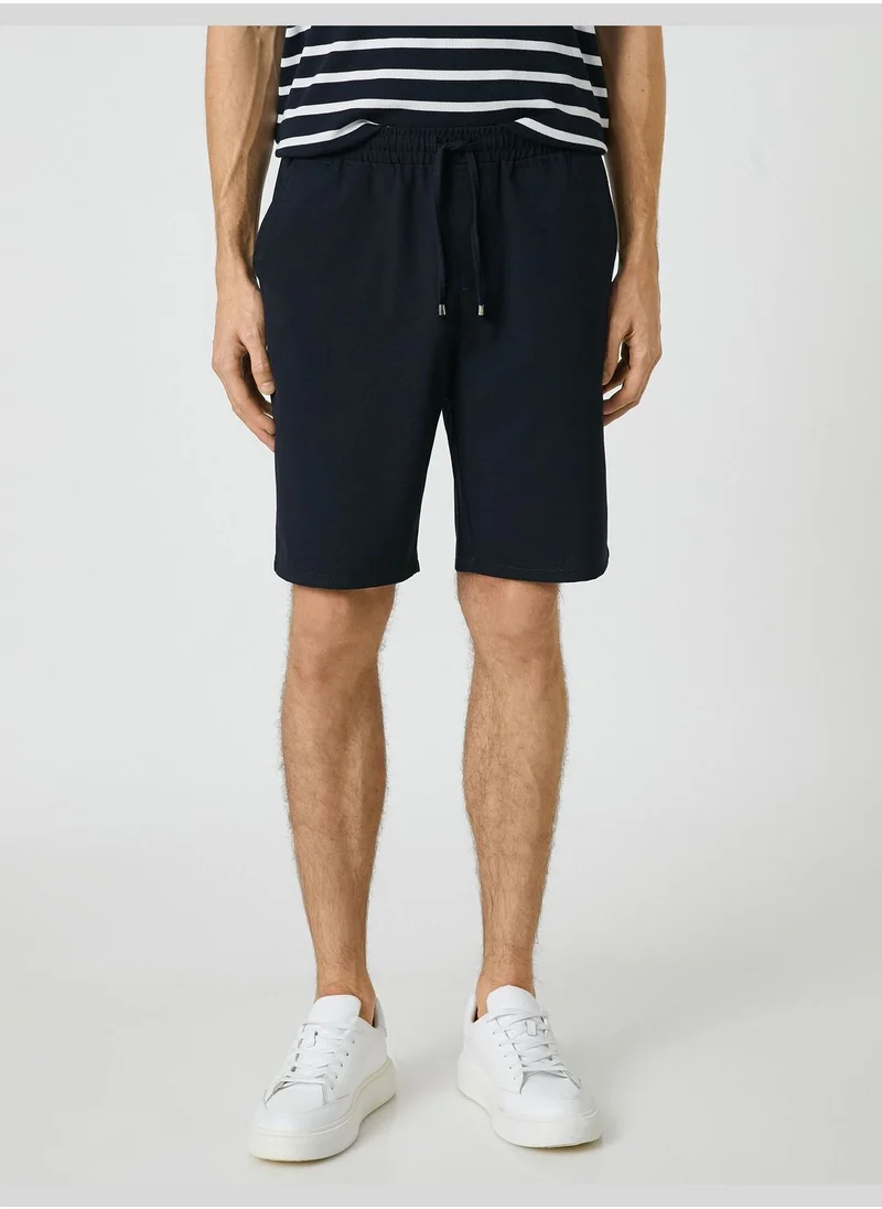 كوتون Basic Shorts Drawstring Pocket Detailed
