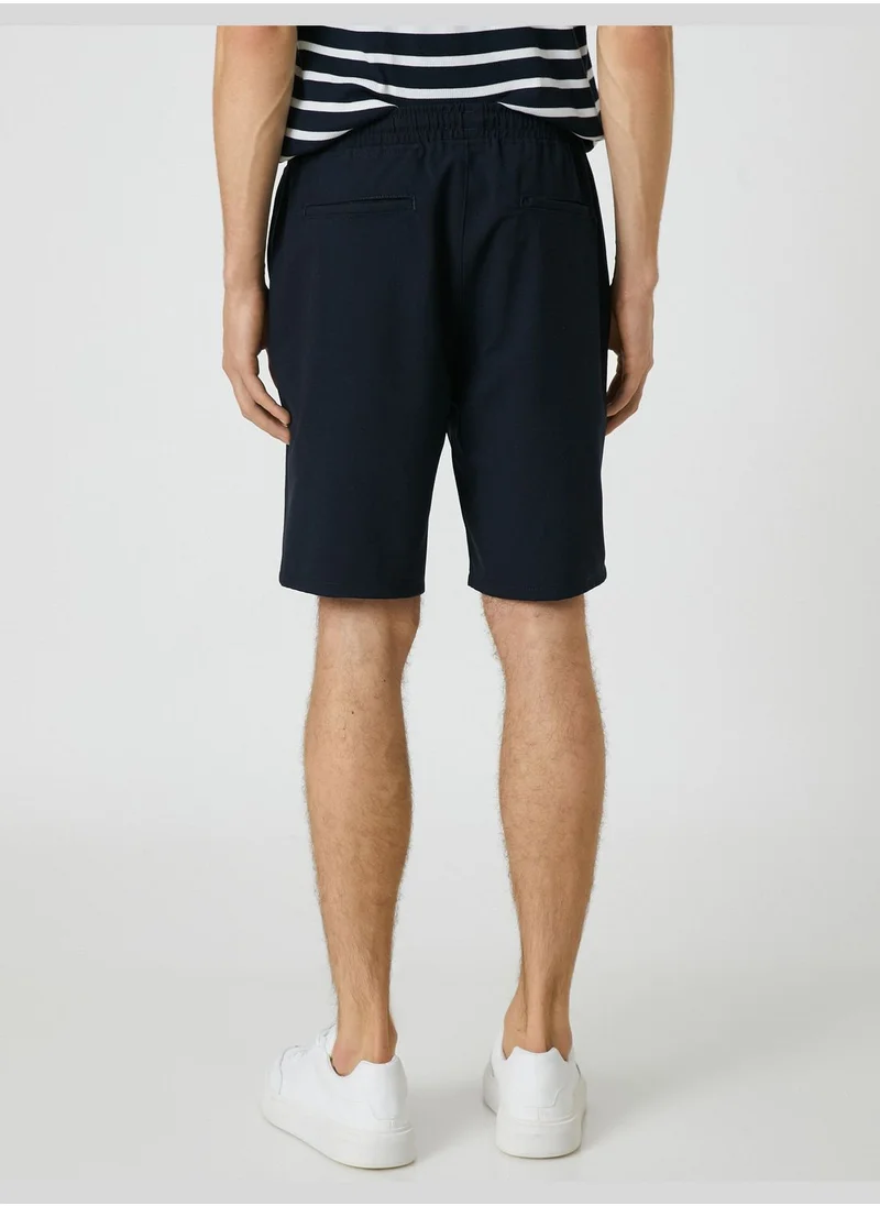 كوتون Basic Shorts Drawstring Pocket Detailed