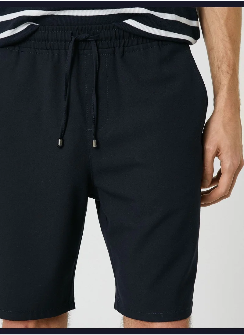 كوتون Basic Shorts Drawstring Pocket Detailed