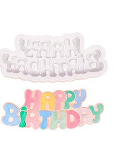 Y&D Silicone Mold for Chocolate Happy Birthday Mousse DIY Cake Letter and Number Candies Home Kitchen Baking Tool  - Image 1