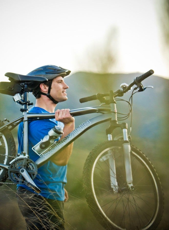 Schwinn Sport Water Bottle with Holder for Bicycle, 23 oz, BPA-Free, No-Slip Grip, Dust Cap Lid, Cage Easily Mounts to Bike, Bike Water Bottle Holder Combo - Image 2