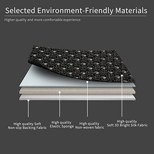 Auto Newer 2PCS Luxury Breathable Car Seat Cover,Front Car Seat Protector, Fit Four Seasons of Universal Automotive Vehicle Cushion Cover, Compatible with 90% Cars,SUV,Trucks (Black,Front Seats) - Image 5