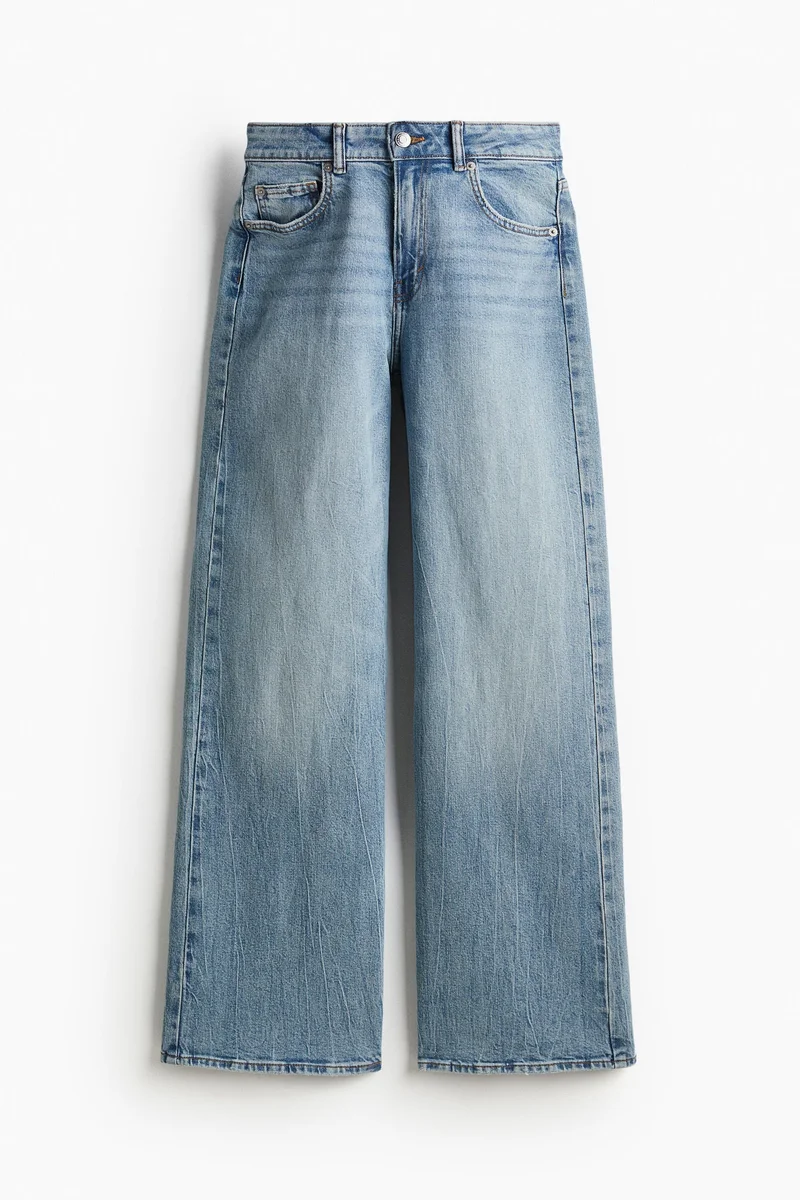 H&M Wide High Jeans
