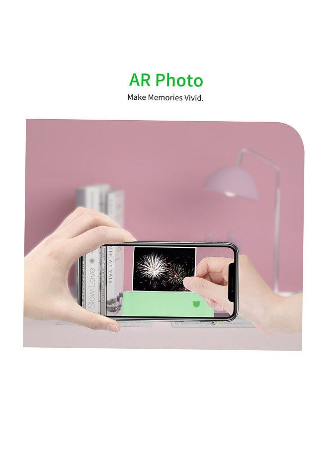 PeriPage - A9 Pro BT Portable Thermal Pocket Printer 304dpi Grayscale Mode Mini Photo Printer Receipt Label Maker Sticker 56mm/77mm Paper Width Compatible with Android iOS Smartphone Windows - Image 1