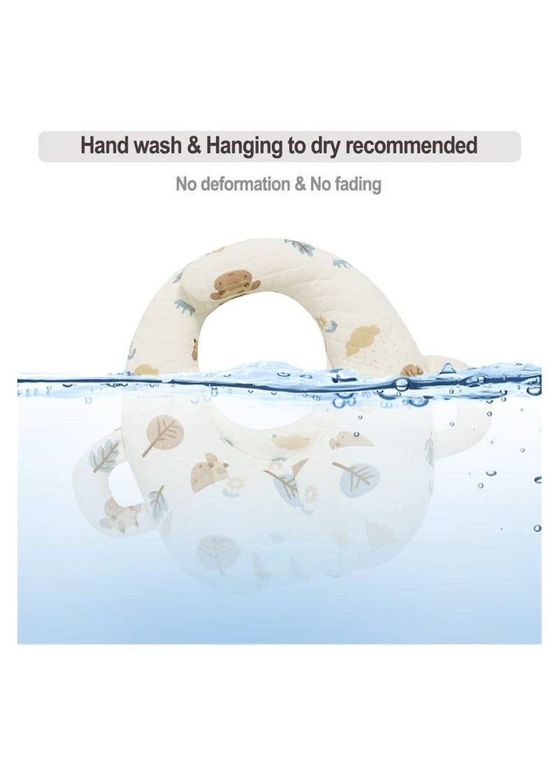 DOOKOO Baby Nursing Pillow, Cartoon Baby Bottle Holder, Portable Support Pillow for Newborns, Baby Breastfeeding Pad, Bottle Support Cushion, Anti-Spitting Milk Pillow - Image 2