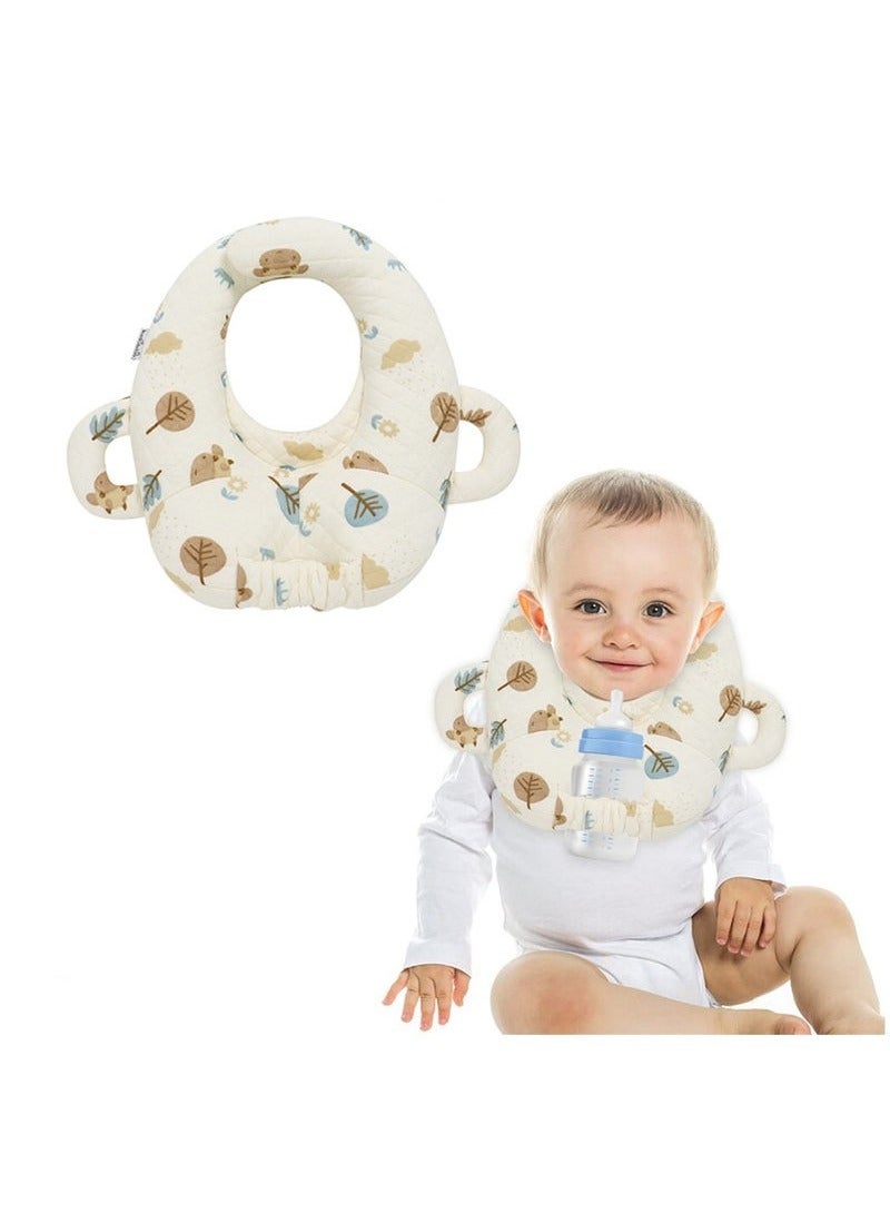 DOOKOO Baby Nursing Pillow, Cartoon Baby Bottle Holder, Portable Support Pillow for Newborns, Baby Breastfeeding Pad, Bottle Support Cushion, Anti-Spitting Milk Pillow - Image 1