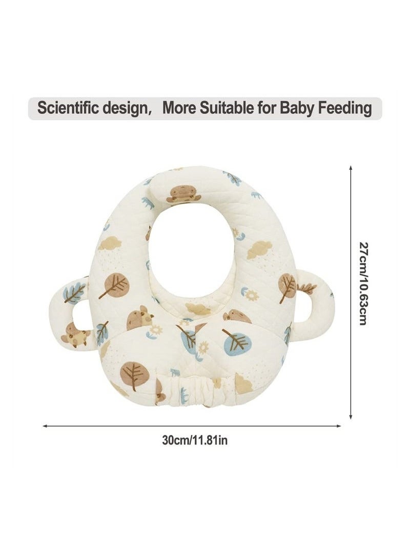 DOOKOO Baby Nursing Pillow, Cartoon Baby Bottle Holder, Portable Support Pillow for Newborns, Baby Breastfeeding Pad, Bottle Support Cushion, Anti-Spitting Milk Pillow - Image 3