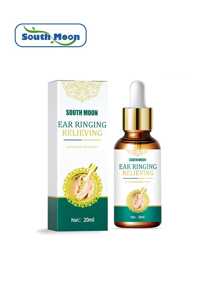 SOUTH MOON Tinnitus Relief and Remedies | Tinnitus Symptoms Natural Treatment | Ear Ringing Relieving 20ml  - Image 1