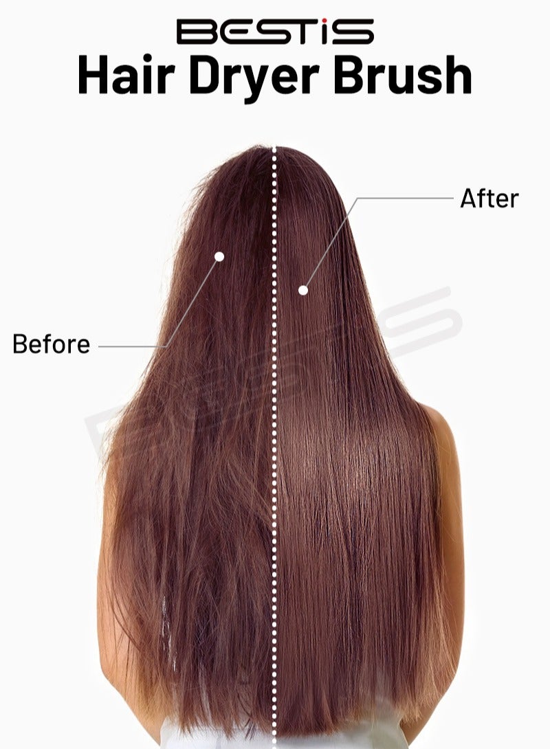 بيستيس  مجفف شعر احترافي 3 في 1 بقوة 1200 واط، سيراميك، 3 إعدادات للحرارة/سرعتين، مجفف شعر ومصفف شعر بخطوة واحدة - أسود - Image 3