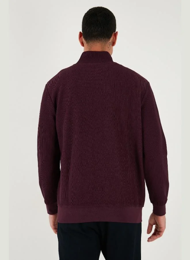 Buratti  Buratti Cotton Regular Fit Half Zipper Stand Collar 2-Pack Sweat Men's SWEAT 5905716S2 for Men | Best Price UAE