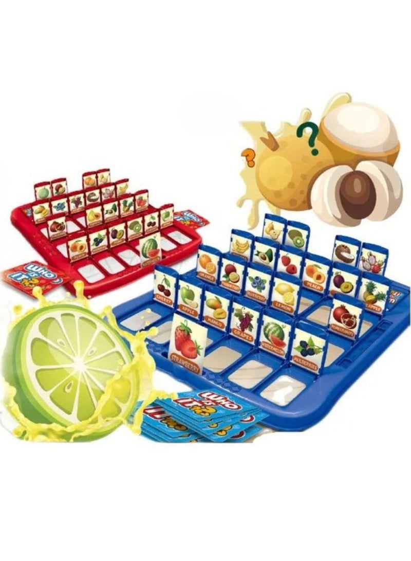 ريفا خمن من هو؟ - لعبة لوحية كلاسيكية للأطفال والكبار، ساعات من متعة الألغاز (الفواكه) - Image 1