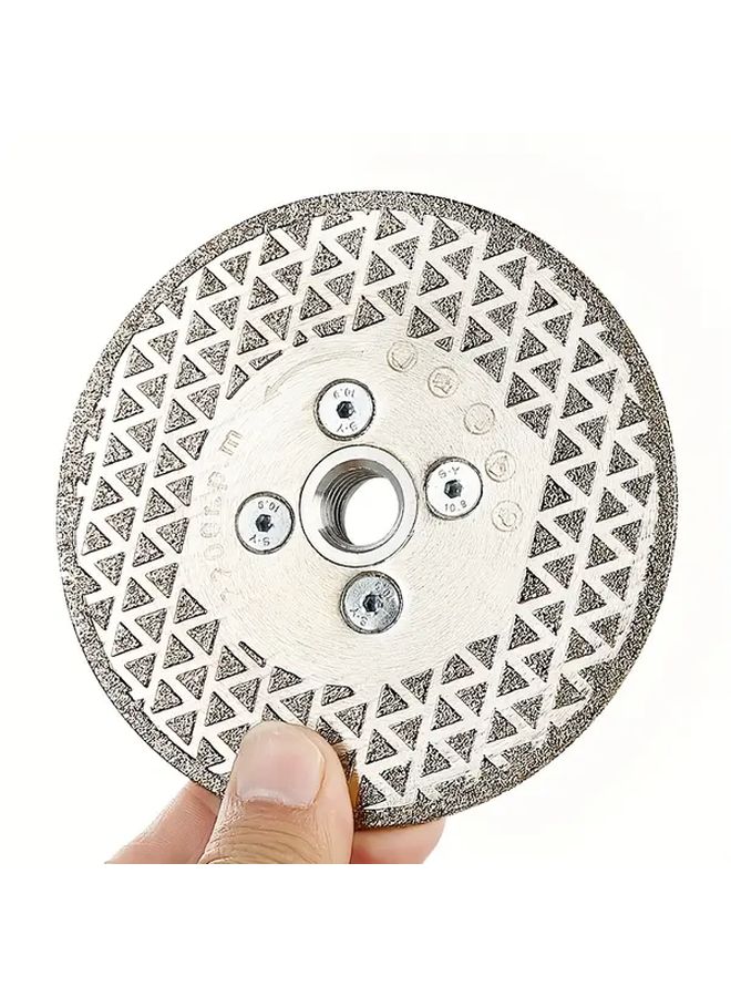 M10 100mm Double Sided Brazed Diamond Saw Blade For Marble Concrete Ceramic Tile Cutting - Image 5