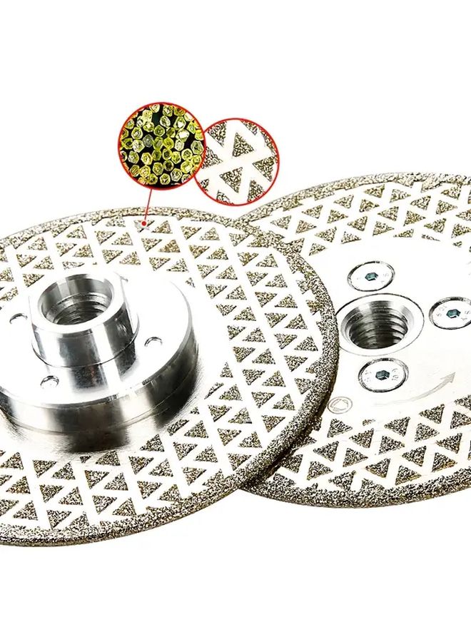 M10 100mm Double Sided Brazed Diamond Saw Blade For Marble Concrete Ceramic Tile Cutting - Image 4