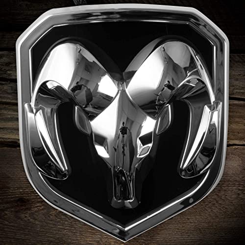 Autogem 2009-18 RAM Lighted Grille Emblem, Chrome - Image 3
