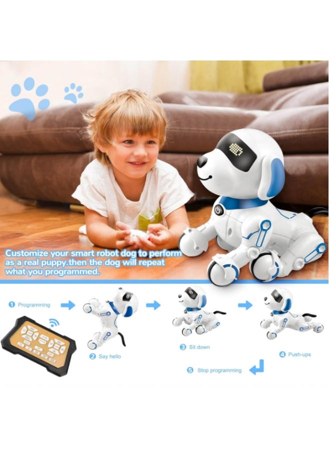 GOGOGO Robot Dog Toys for Kids 8 9 10 11 12, Remote Control Dogs, Robot Dog for Kids 8-12, Pet Robotic, Electric Dog Toy, Robotic Dogs, Toys for 5 6 7 8 9 10 11 12 Years Old Boys Girls, Blue, Y878 - Image 4
