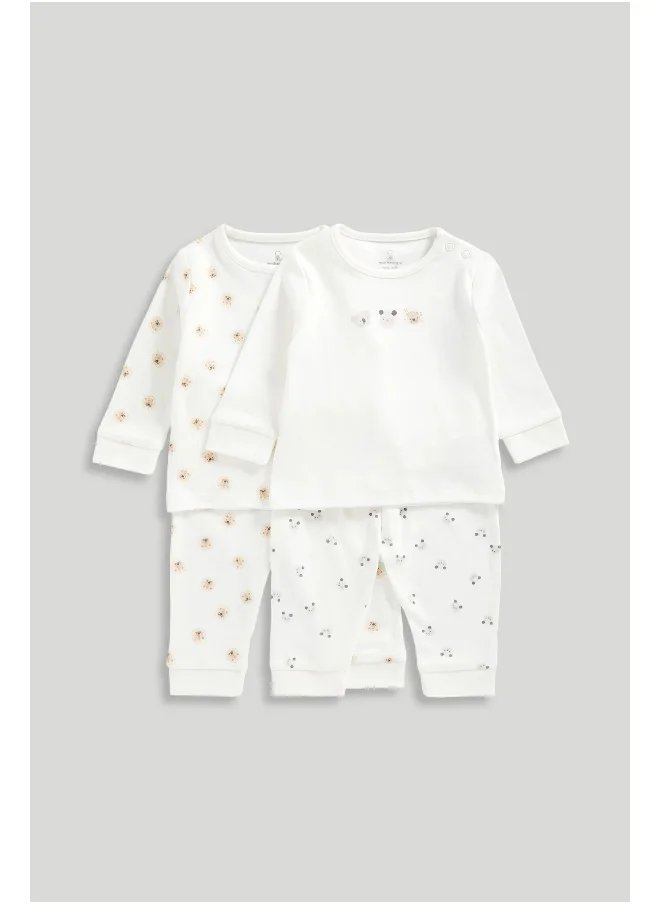 mothercare Animal Friend Baby Pyjamas - 2 Pack