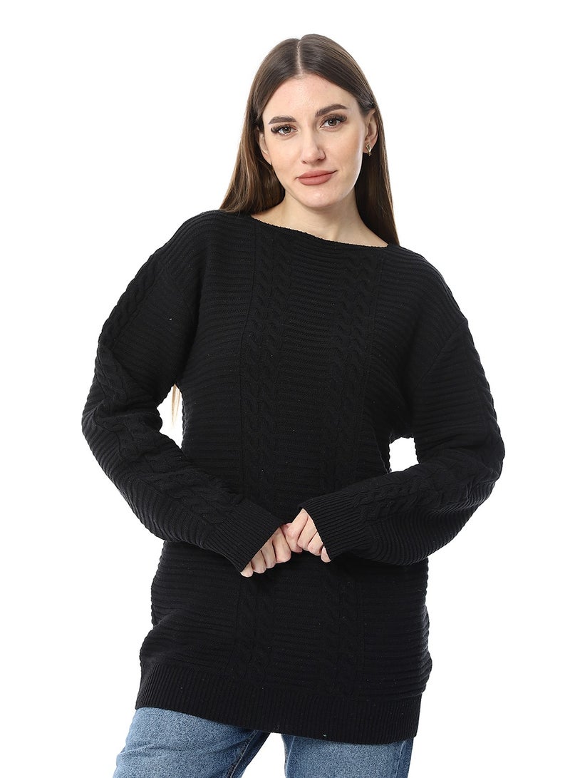 Caesar Women Wool Long Pullover With High Neck - Image 1