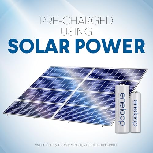 Eneloop Panasonic BK-4MCCA4BA AAA 2100 Cycle Ni-MH Pre-Charged Rechargeable Batteries, 4-Battery Pack - Image 5