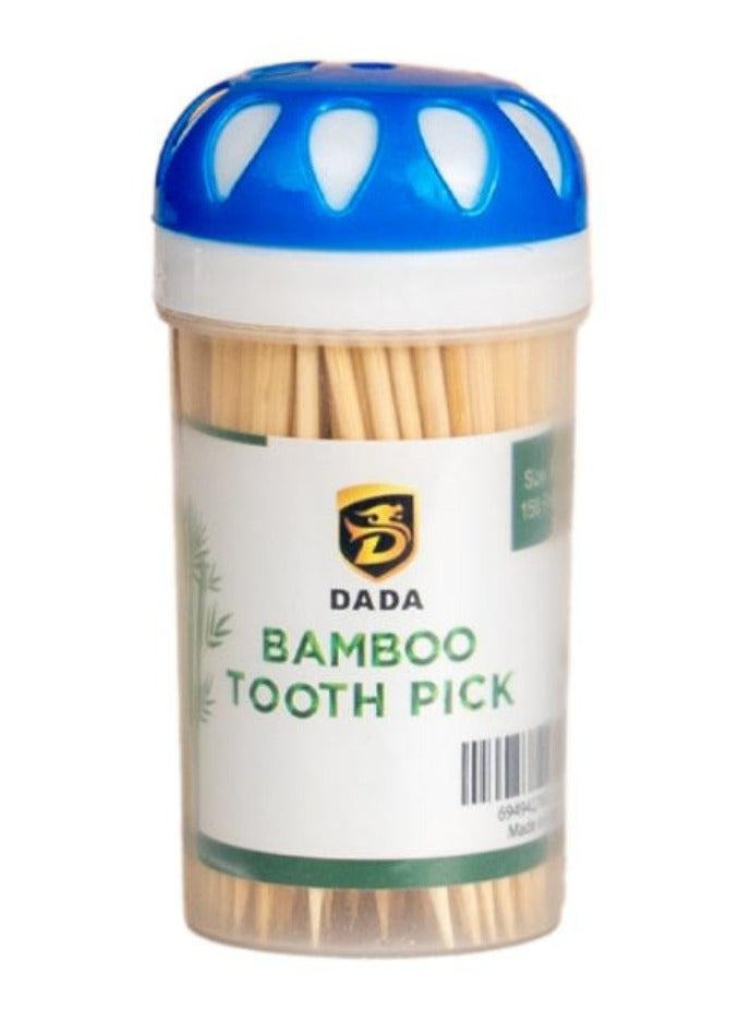 Dada Natural Bamboo Toothpick 64mm, Oral Hygiene 150 Piece
