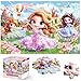 IFLOVE Jumbo Floor Puzzle for Kids48 Piece Princess Large Jigsaw PuzzlesPuzzle for Toddler Ages 35Preschool Educational Intellectual Development Toy Easter Gift for Boys Girls Ages 48 - Image 2