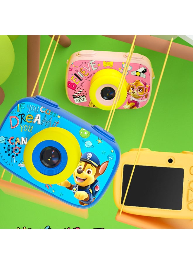 Generic Children's Digital Camera HD Video Camera Small SLR Student Photo Sports Toy Camera Baby Travel Gift-Body Color:Pink  - Image 3