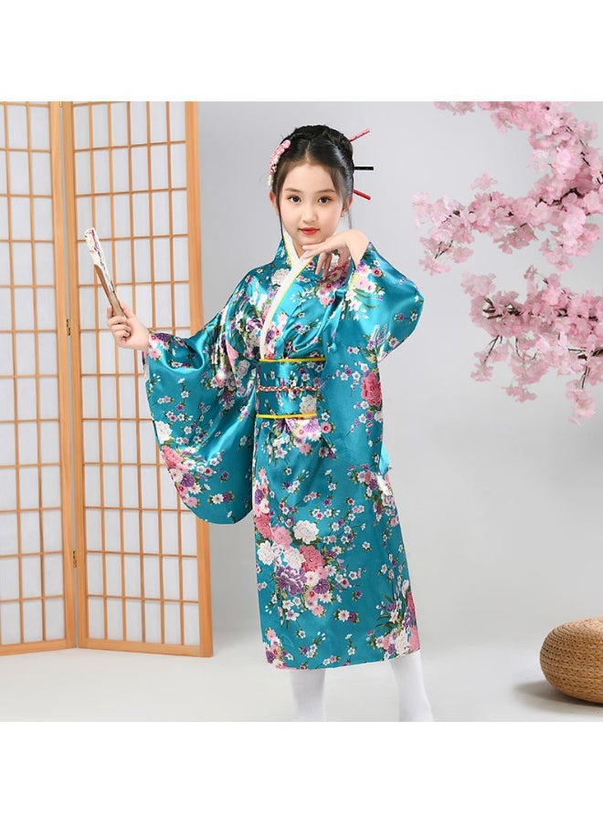 Al Aoyama - Al Aoyama japanese traditional dress kimono robe for kids girls costume - Image 1