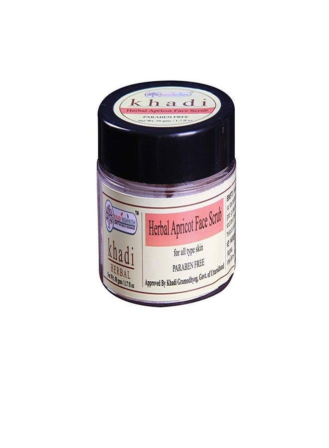 KHADI RISHIKESH Herbal Apricot Face Scrub - 50g Pack - Image 3