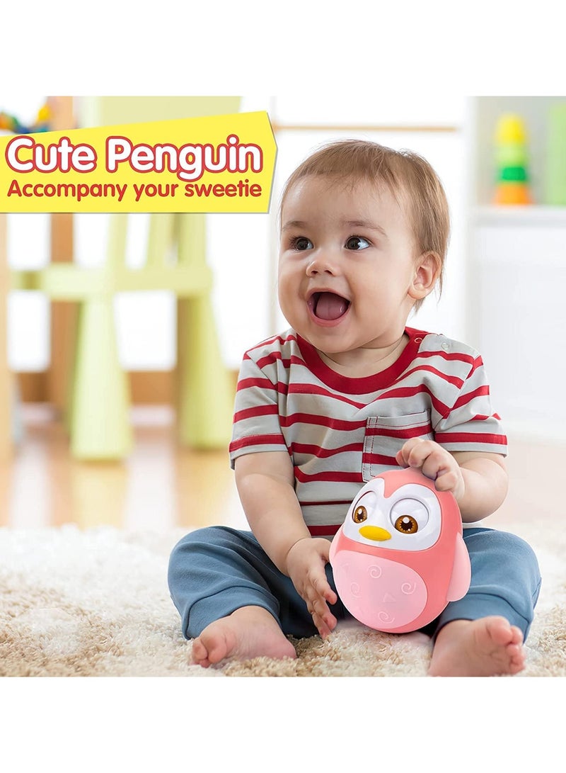 بلومنغ تايم البطريق المتذبذب الرائع: لعبة ممتعة لوقت البطن للأطفال من عمر 6 إلى 12 شهرًا - Image 2