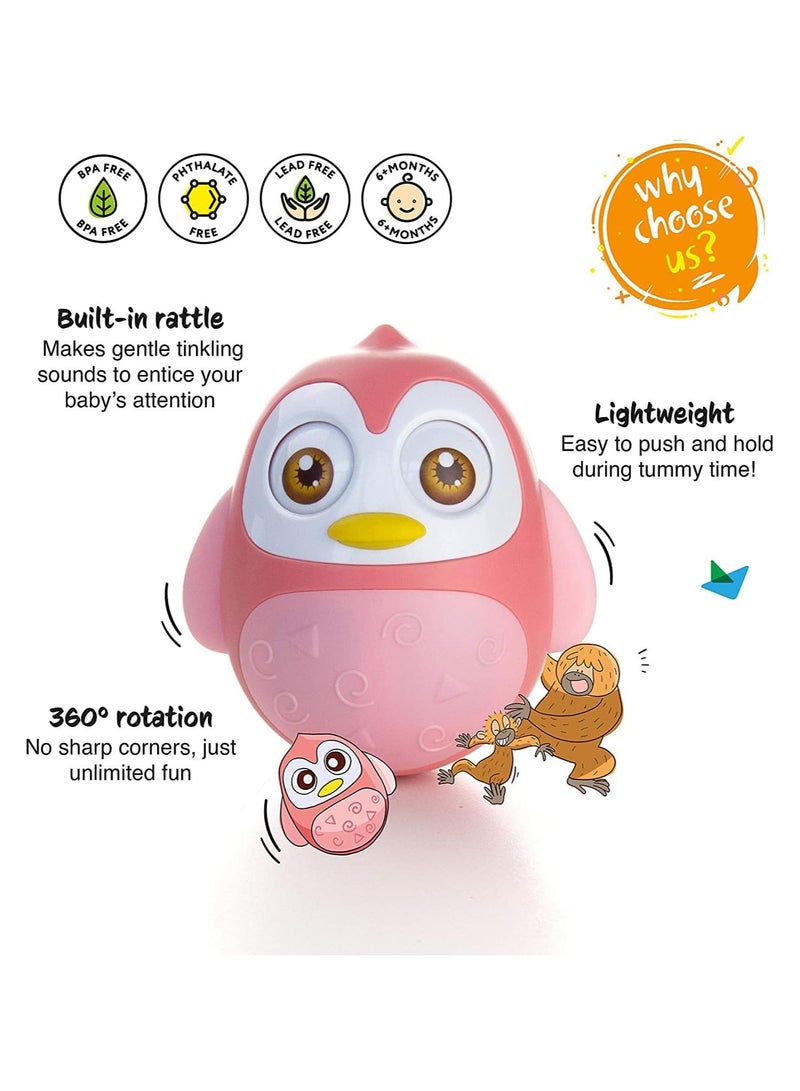 بلومنغ تايم البطريق المتذبذب الرائع: لعبة ممتعة لوقت البطن للأطفال من عمر 6 إلى 12 شهرًا - Image 3