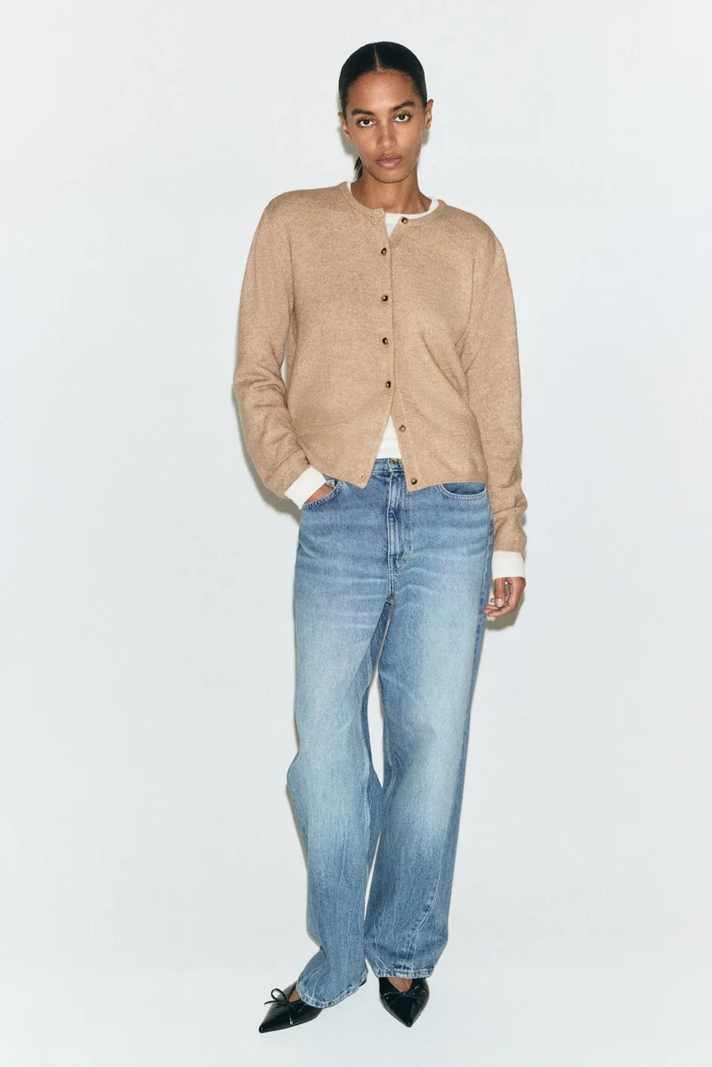 اتش اند ام كارديغان بتصميم فضفاض