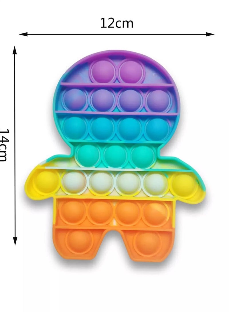 Generic Figure Shaped Push Pop Bubble  - Image 2