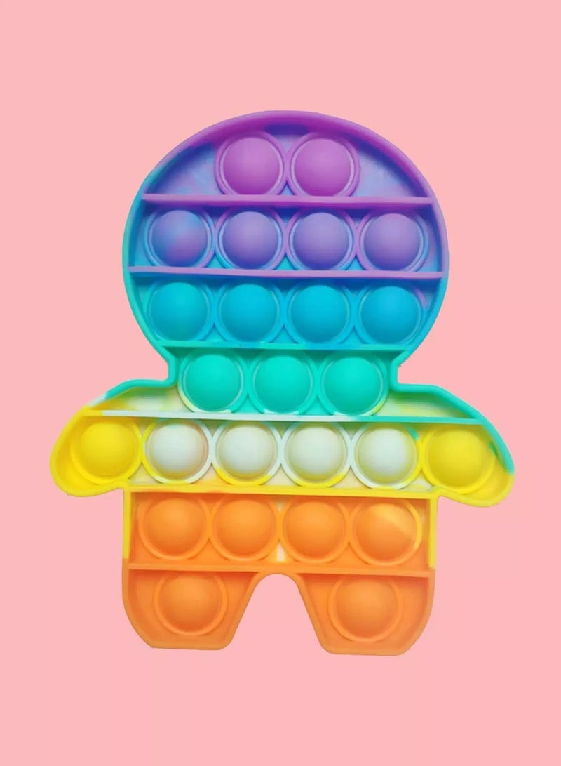 Generic Figure Shaped Push Pop Bubble  - Image 1