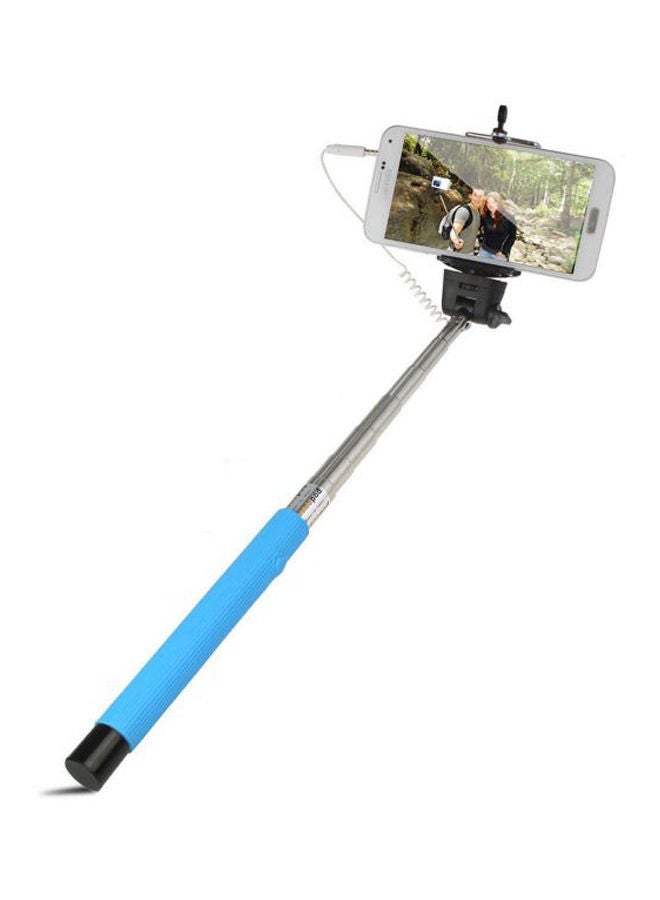 NIBEMINENT Selfie Stick With Bluetooth Sutter Remote Black/Blue  - Image 2