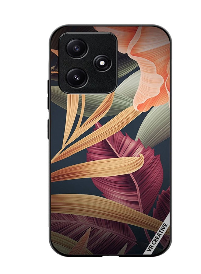 VR CREATIVE Protective Case Cover For Xiaomi Poco M6 Pro 5G Leaf 02 Design Multicolour - Image 1