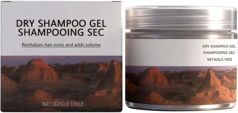 Che Boho Natural Dry Shampoo Gel - dry hair shampoo | Dry Shampoo Paste for Volumizing Texture and Oil Absorber - Image 1