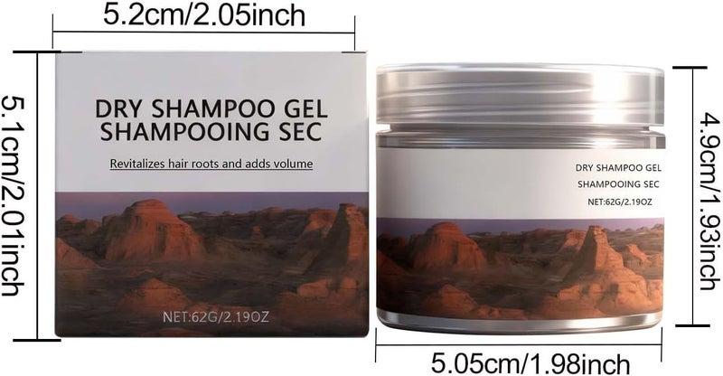 Che Boho Natural Dry Shampoo Gel - dry hair shampoo | Dry Shampoo Paste for Volumizing Texture and Oil Absorber - Image 2