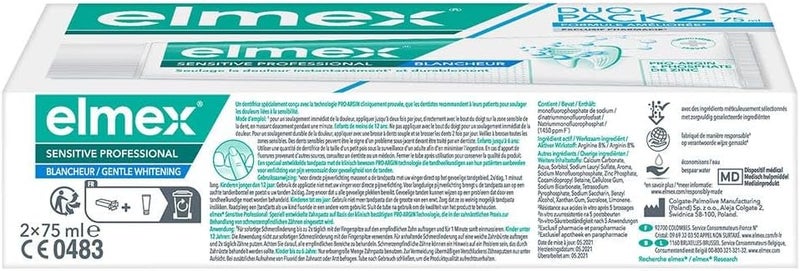 Elmex Sensitive Professional Whiteness 2 x 75ml - Image 2