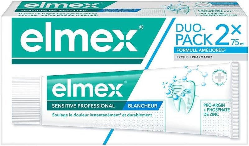 Elmex Sensitive Professional Whiteness 2 x 75ml - Image 1