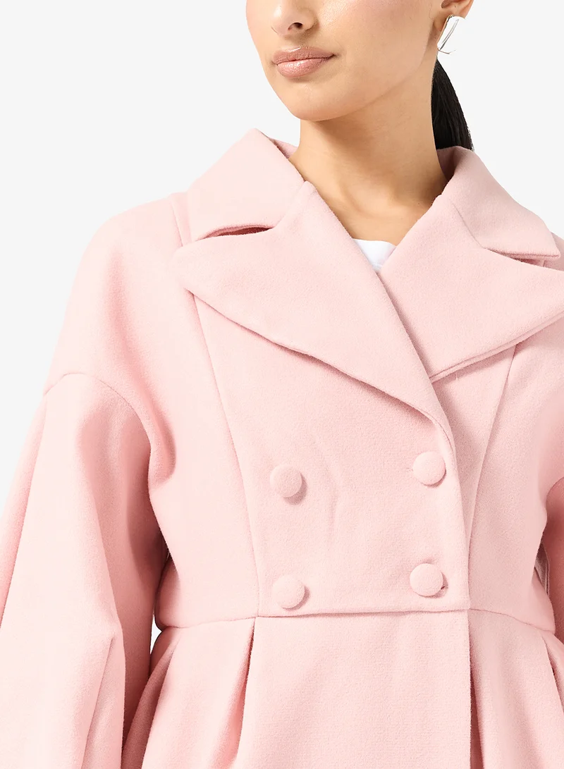 ايلا معطف مزدوج الصدر