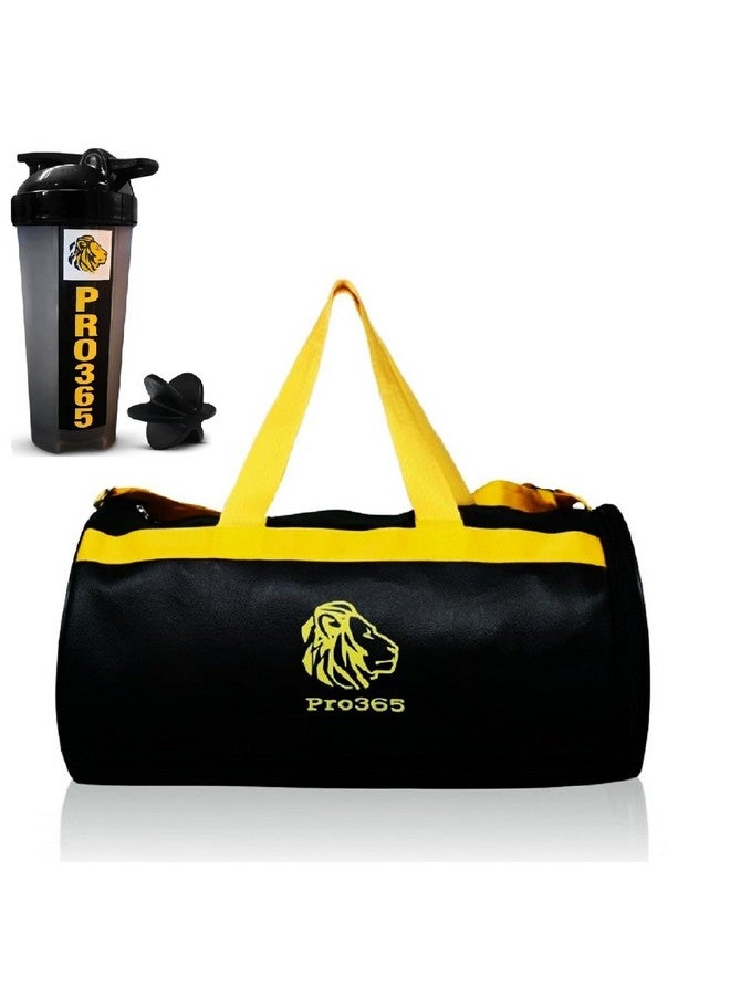 PRO365 Gym Duffle Bag/Swimming Bag/Protien Sipper/Shaker with Separate Shoe Compartment (Premium Material,20 L) - Image 1