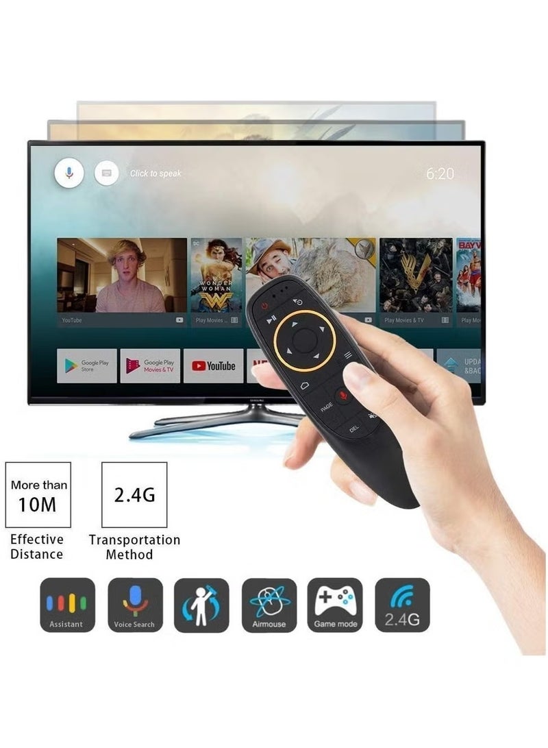 Wireless Remote Control With USB Receiver Voice Control For Android -Smart TV/PC/Laptop/Notebook Black - Image 1