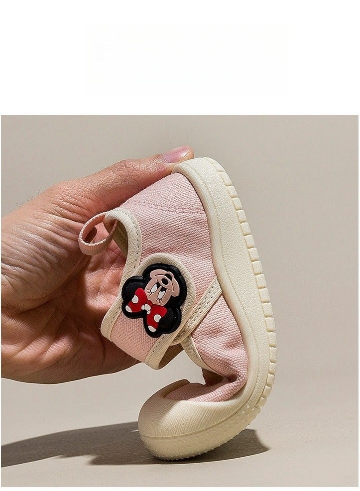 Disney Children's Canvas Shoes With Soft Soles For One Foot Kick - Image 4