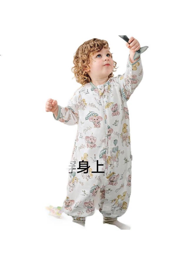 Emxee Baby Sleeping Bag, Spring And Summer Avocado Gauze, Split-Leg Design For Infants, Dream Playground, Size 110 - Image 3