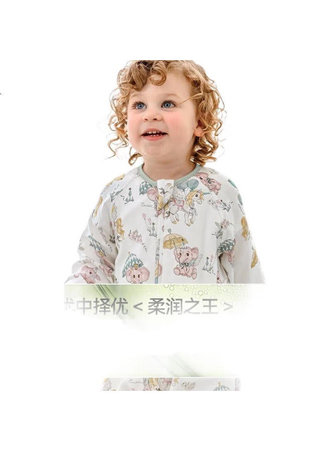 Emxee Baby Sleeping Bag, Spring And Summer Avocado Gauze, Split-Leg Design For Infants, Dream Playground, Size 110 - Image 1