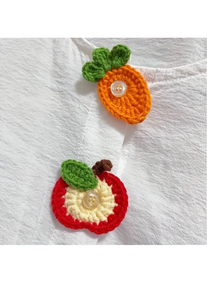 5 قطع أغطية أزرار قميص قابلة للإزالة بدون خياطة، تركيب في 3 ثوانٍ، زينة فستان منسوجة يدويًا - Image 3